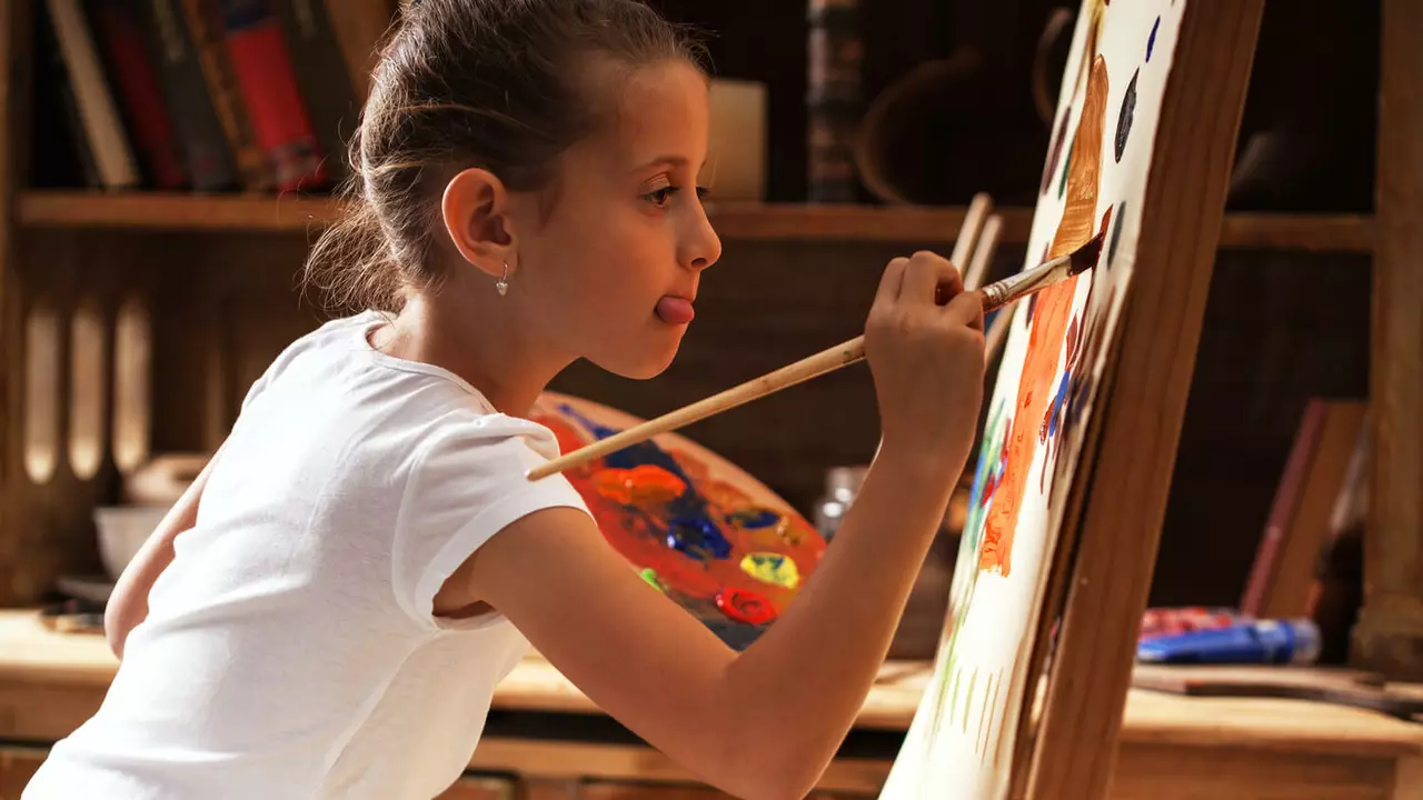 How does art make a kid better in their life?