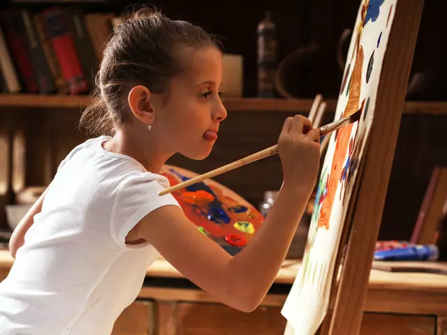 How does art make a kid better in their life?